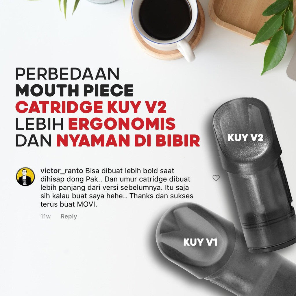 CARTRIDGE KUY 1,0 ohm AUTHENTIC MOVI