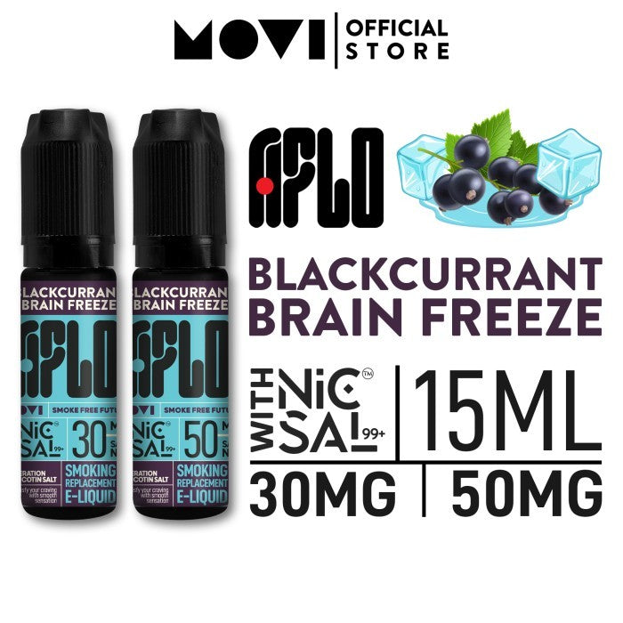 LIQUID AFLO BLACKCURRANT BRAIN FREEZE SALTNIC BY MOVI