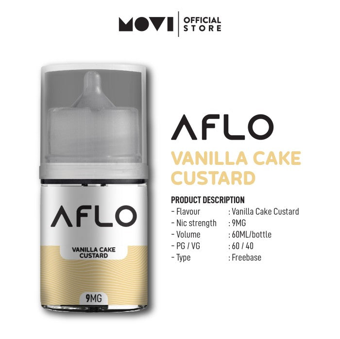 LIQUID AFLO FB99+ VANILLA CAKE CUSTARD 60ML BY MOVI