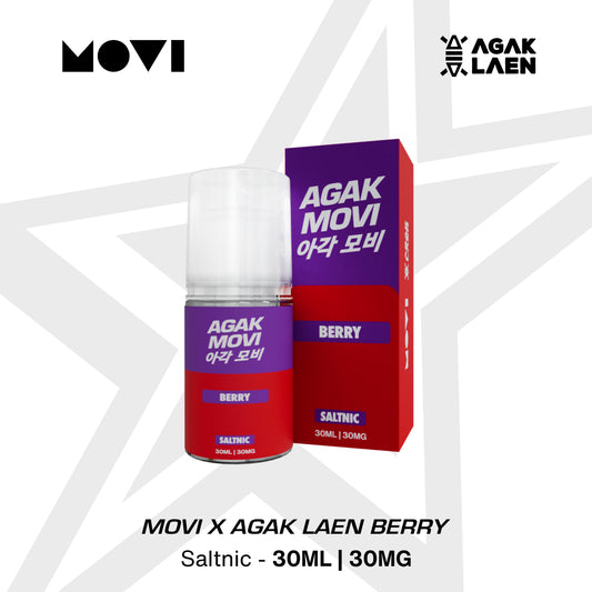 LIQUID MOVI X AGAK LAEN - BERRY SALTNIC 30MG 30ML