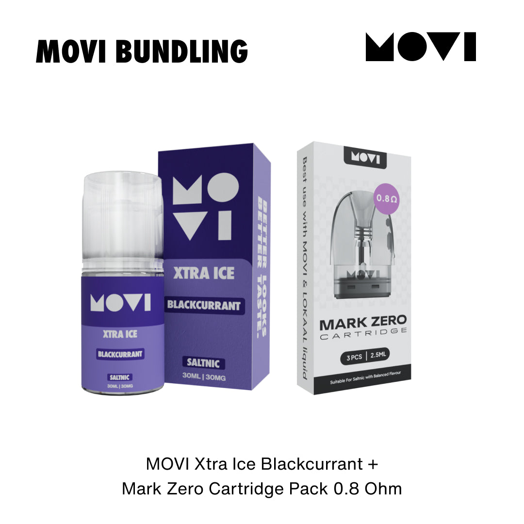 BUNDLING LIQUID MOVI SALTNIC BLACKCURRANT 30ML + CT MARK ZERO 0,8 1 PACK