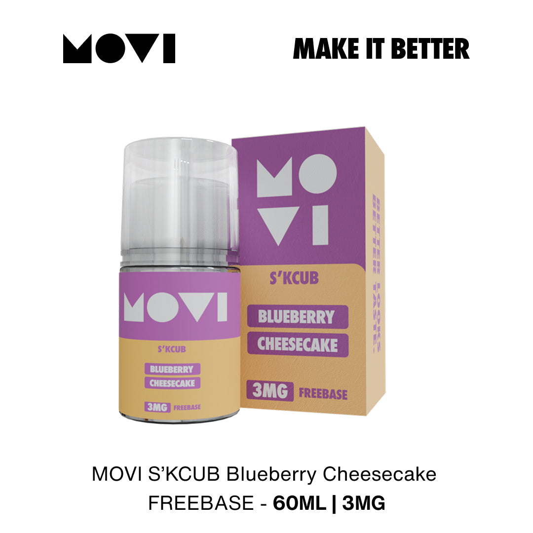 Liquid Movi Freebase 60ml Skcub Series Blueberry Cheesecake by Movi