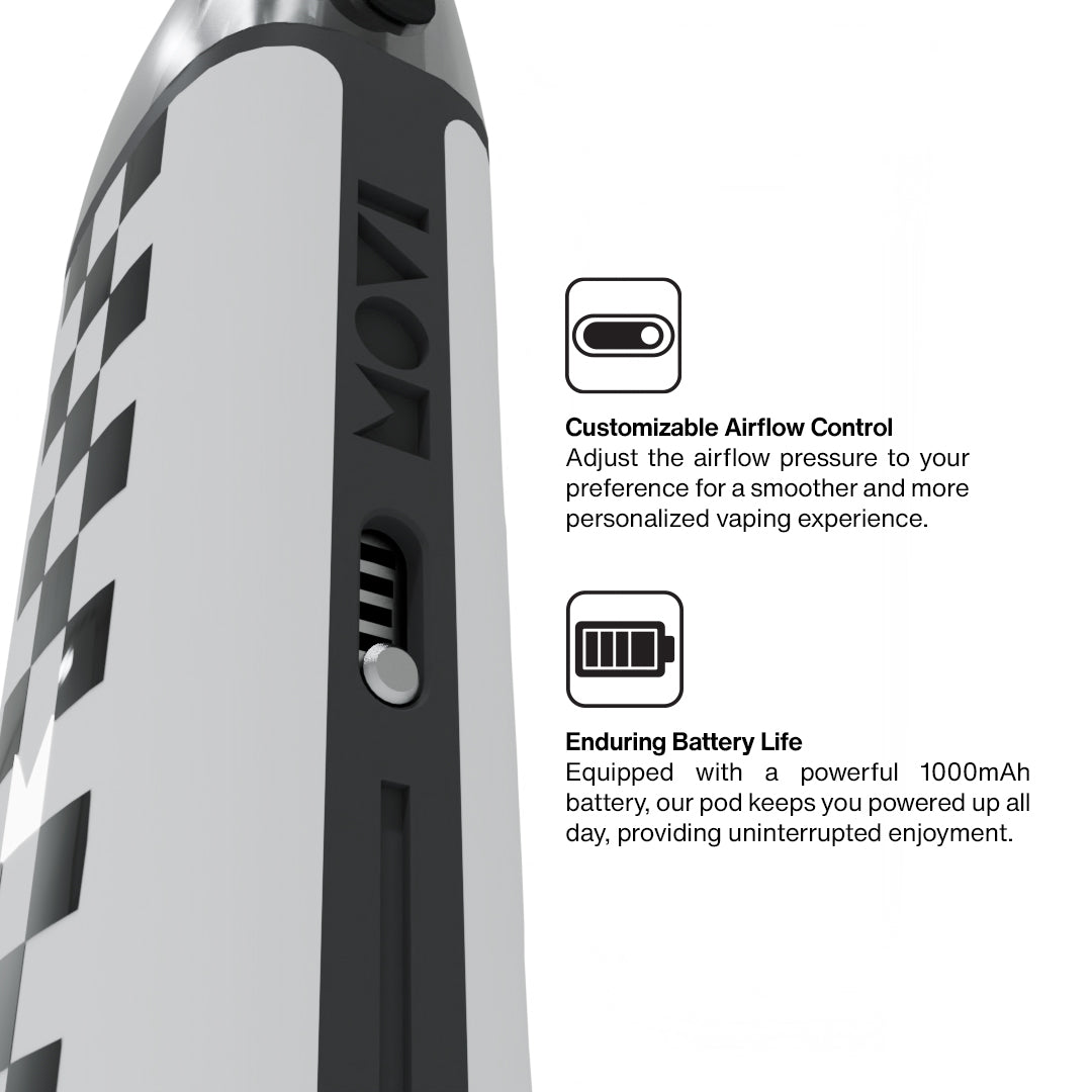 POD MOVI MARK ZERO RACING WHITE BUNDLING LIQUID