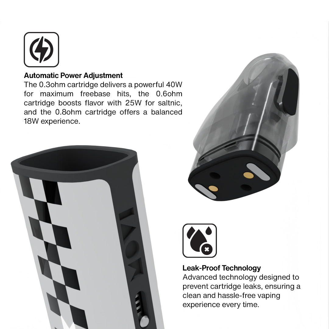 POD MOVI MARK ZERO RACING WHITE BUNDLING LIQUID