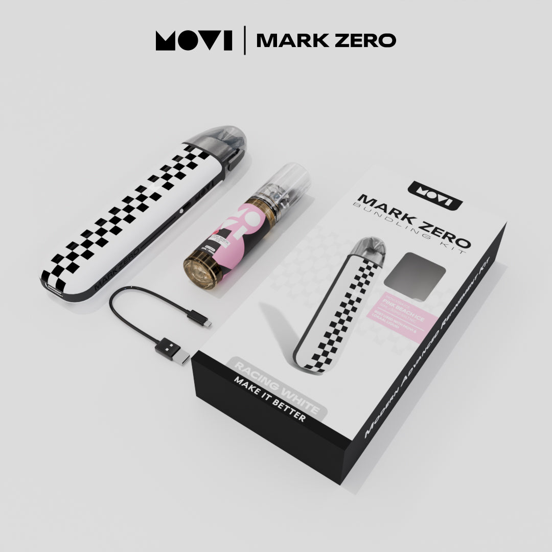 POD MOVI MARK ZERO RACING WHITE BUNDLING LIQUID