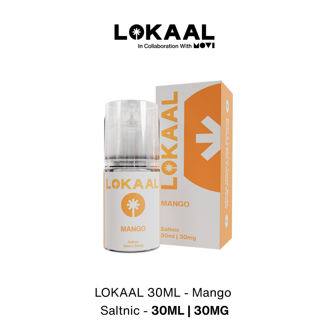 (PRE ORDER) LIQUID LOKAAL SALTNIC MANGO 30MG 30ML
