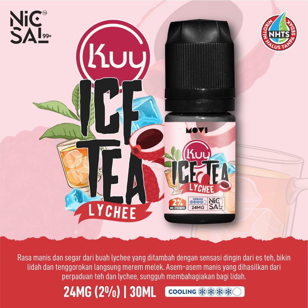 LIQUID MOVI NICSAL99+ KUY DRINK ICE TEA SERIES 24MG 30ML
