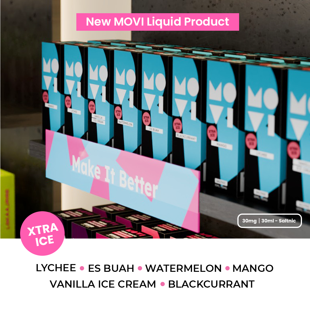 (NEW) Liquid Movi Vanilla Ice Cream 30mg 30ml Saltnic by Movi