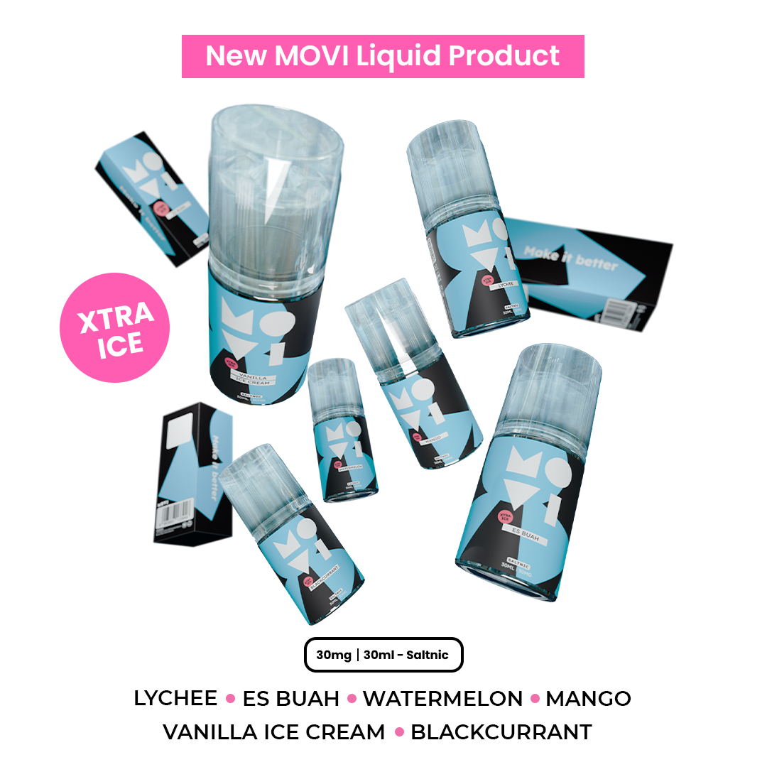 (NEW) Liquid Movi Vanilla Ice Cream 30mg 30ml Saltnic by Movi