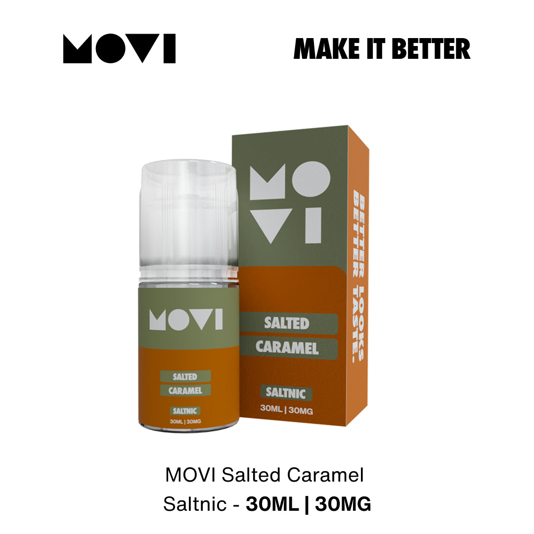 Salted Caramel by Movi Liquid Saltnic