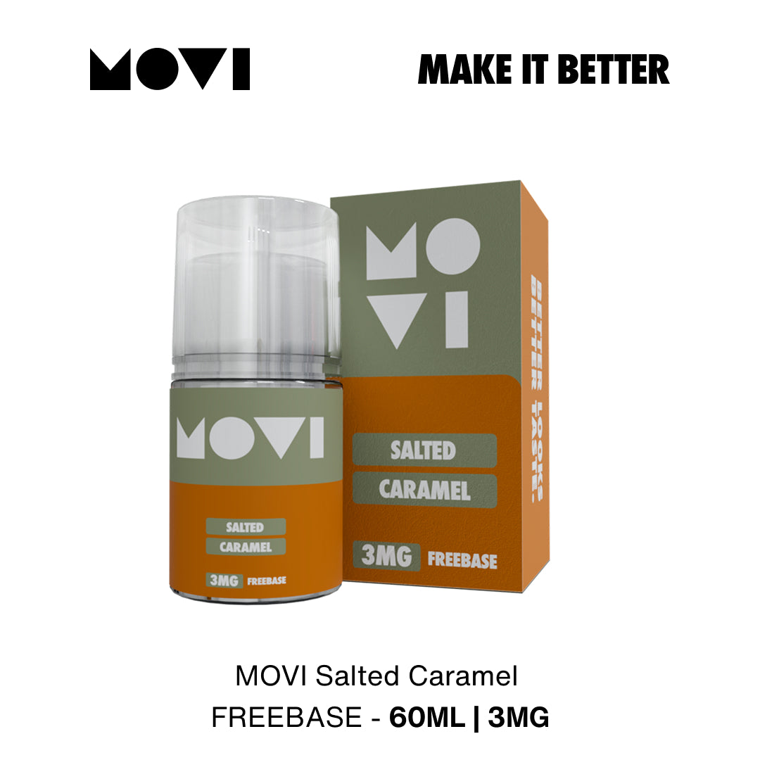 Liquid Movi Freebase 60ml Salted Caramel by Movi