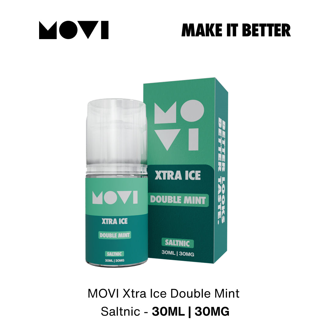 Xtra Ice Series by Movi - Double Mint Liquid Saltnic