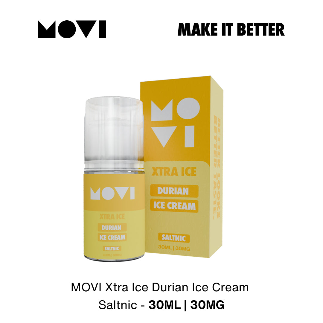 Xtra Ice Series by Movi - Durian Ice Cream Liquid Saltnic