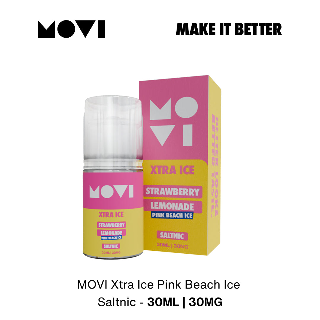 Xtra Ice Series by Movi - Pink Beach Ice Liquid Saltnic