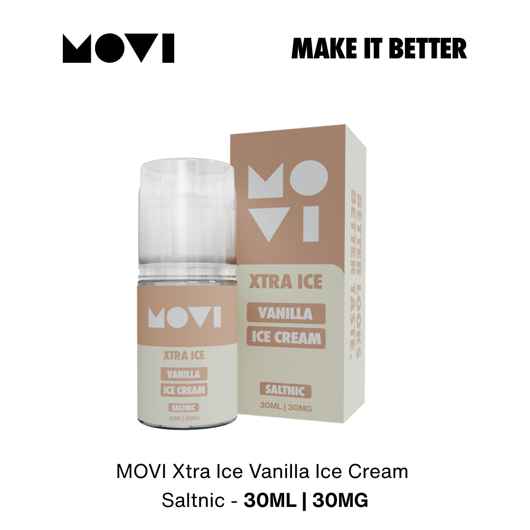 Liquid Movi Vanilla Ice Cream 30mg 30ml Saltnic by Movi