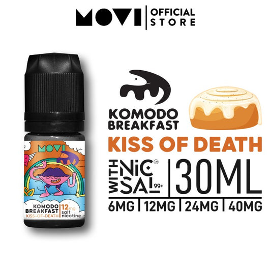 MOVI NICSAL99+ KOMODO BREAKFAST KISS OF DEATH CINNAMON ROLLCAKE SALTNIC