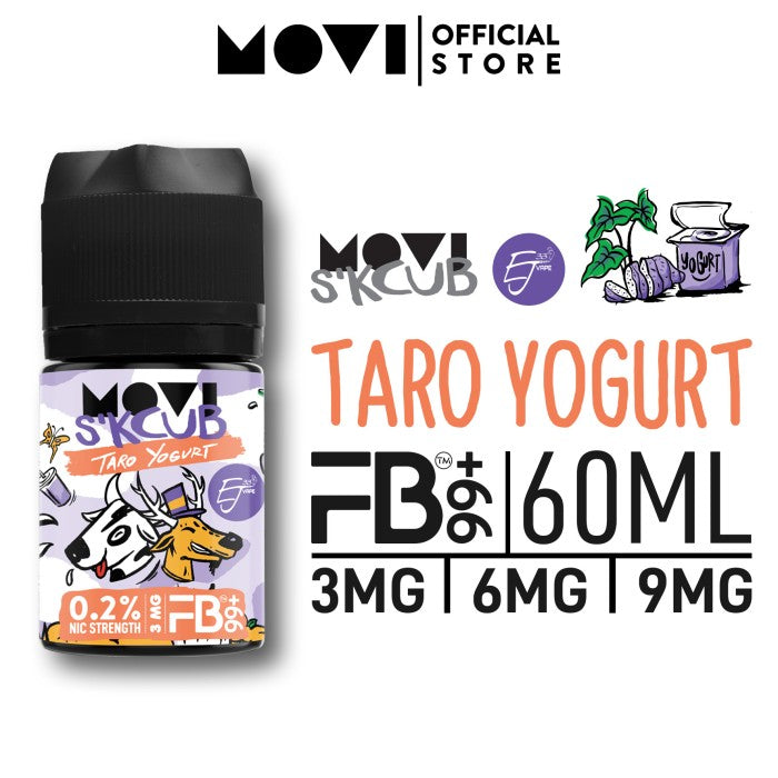 LIQUID MOVI X Ej33VAPE FB99+ SKCUB TARO YOGURT 60ML