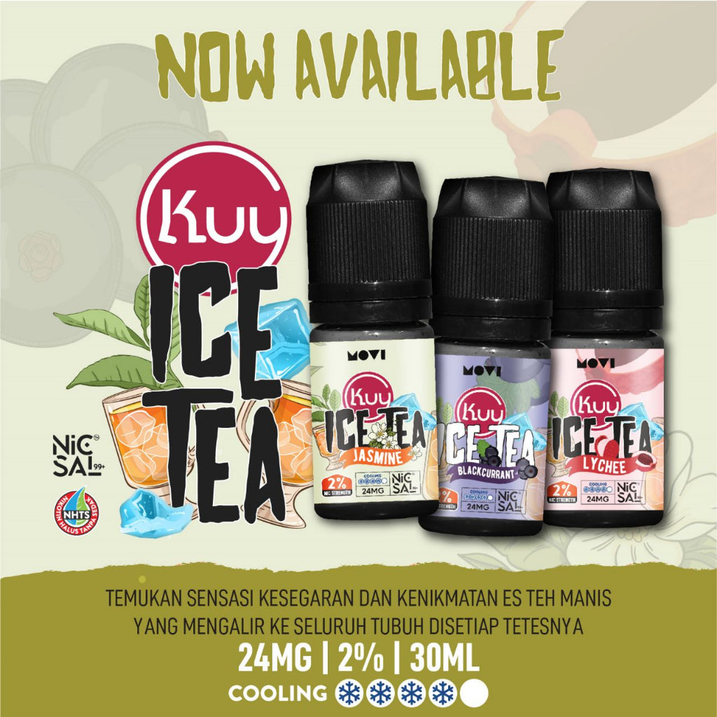 LIQUID MOVI NICSAL99+ KUY DRINK ICE TEA SERIES 24MG 30ML
