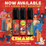 LIQUID SALT NIC KUY CIMANG - LYCHEE MANGO 15ML BY MOVI