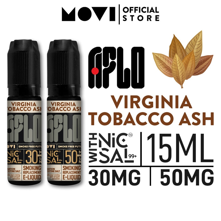 LIQUID MOVI NICSAL99+ AFLO SALTNIC VIRGINIA TOBACCO ASH