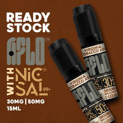LIQUID MOVI NICSAL99+ AFLO SALTNIC VIRGINIA TOBACCO ASH - Second Image