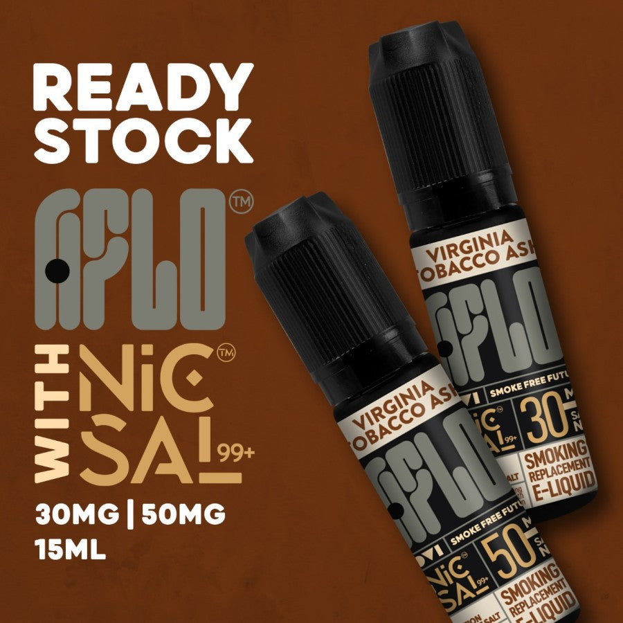 LIQUID MOVI NICSAL99+ AFLO SALTNIC VIRGINIA TOBACCO ASH