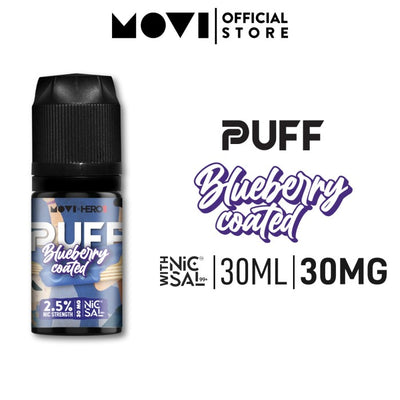 LIQUID MOVI x HERO57 SALT99+ PUFF WAFFER BLUEBERRY COATED 30MG 30ML