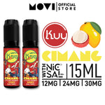 LIQUID SALT NIC KUY CIMANG - LYCHEE MANGO 15ML BY MOVI