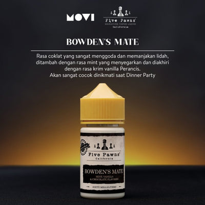 FIVE PAWNS BOWDENS MATE LIQUID VAPOR VAPE - Second Image