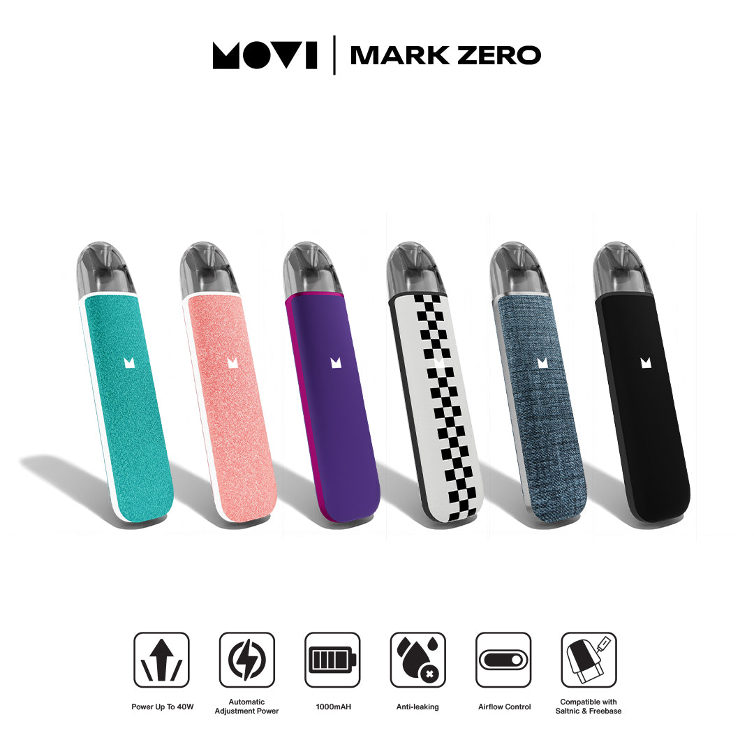 (PO) POD MOVI MARK ZERO AQUA GREEN + XTRA ICE BLACKCURRANT 15ML