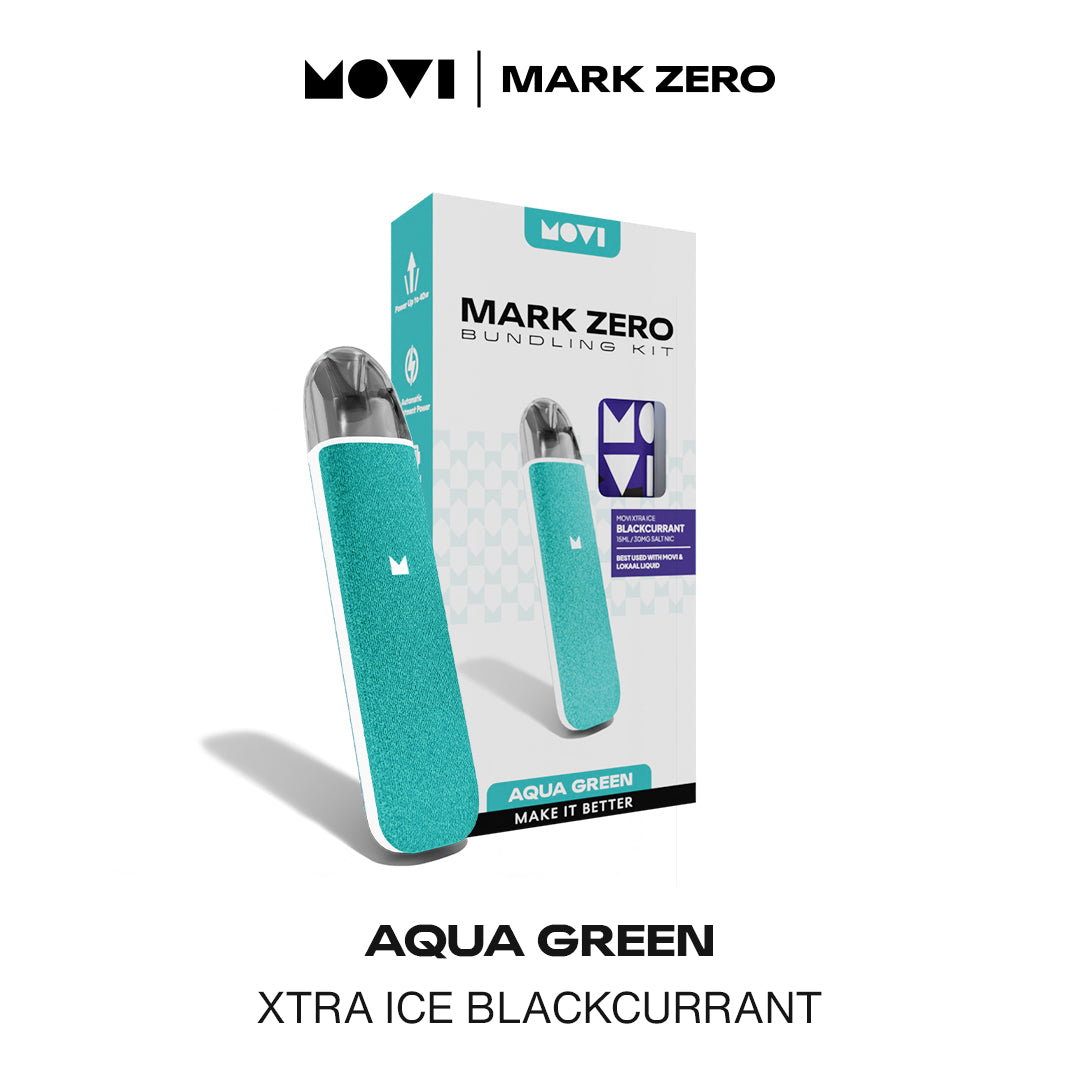 POD MOVI MARK ZERO AQUA GREEN + XTRA ICE BLACKCURRANT 15ML