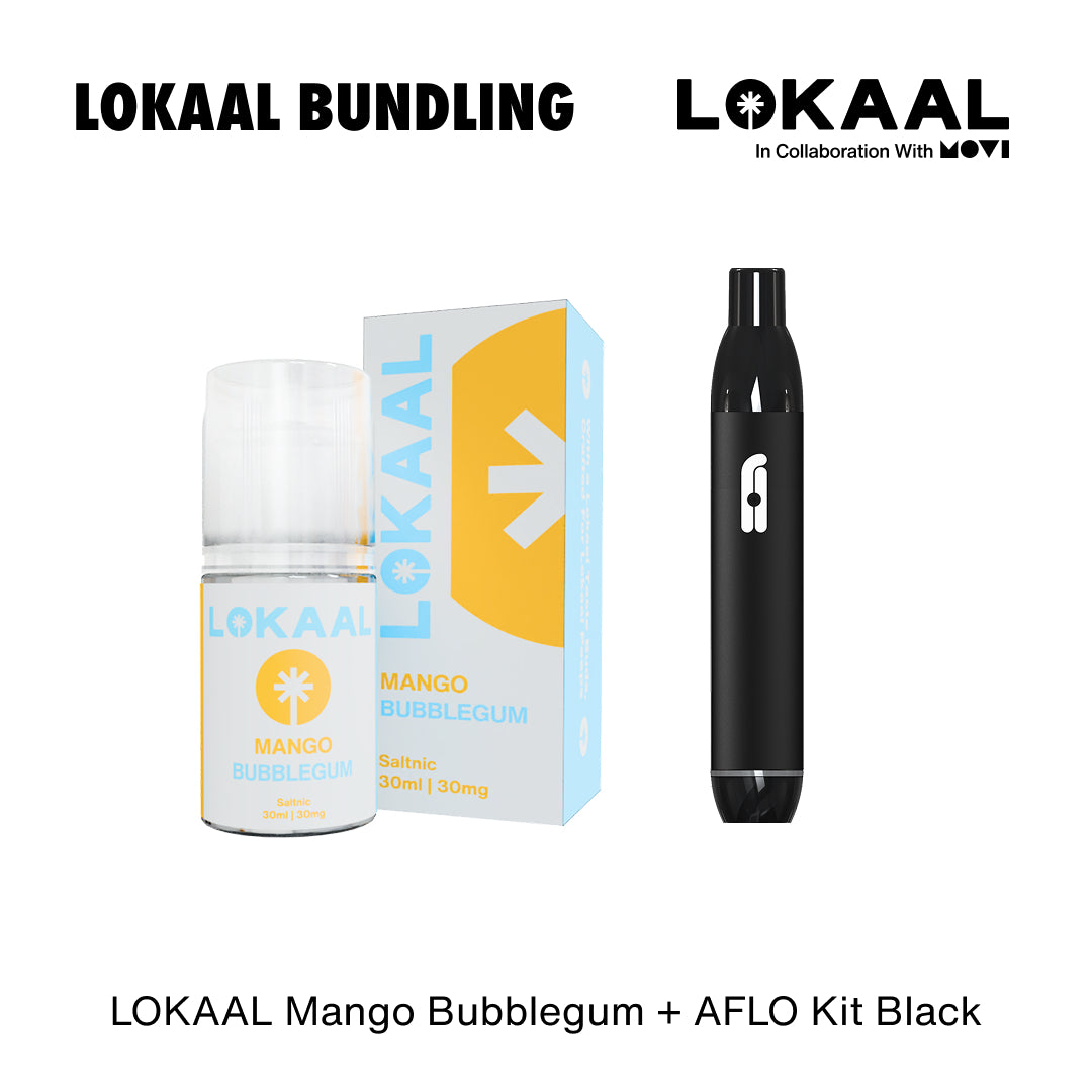 BUNDLING POD AFLO KIT + LOKAAL SALTNIC 30ml 30mg