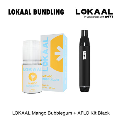BUNDLING POD AFLO KIT + LOKAAL SALTNIC 30ml 30mg