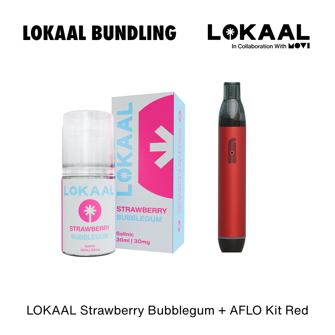 BUNDLING POD AFLO KIT + LOKAAL SALTNIC 30ml 30mg