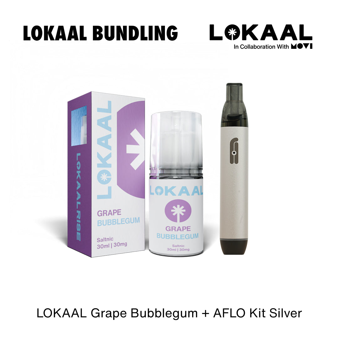 BUNDLING POD AFLO KIT + LOKAAL SALTNIC 30ml 30mg