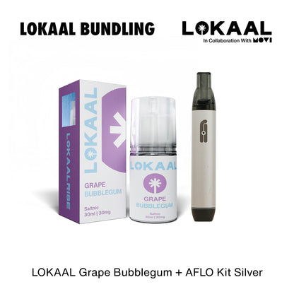 BUNDLING POD AFLO KIT + LOKAAL SALTNIC 30ml 30mg