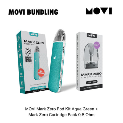 Bundling Mark Zero Aqua Green + Cartridge 0,8 1 pack