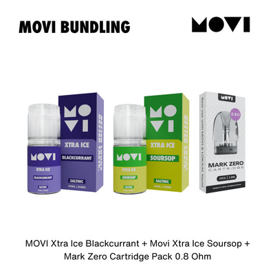 Bundling MOVI Blackcurrant x Soursop x Cartridge 0,8 1 Pack