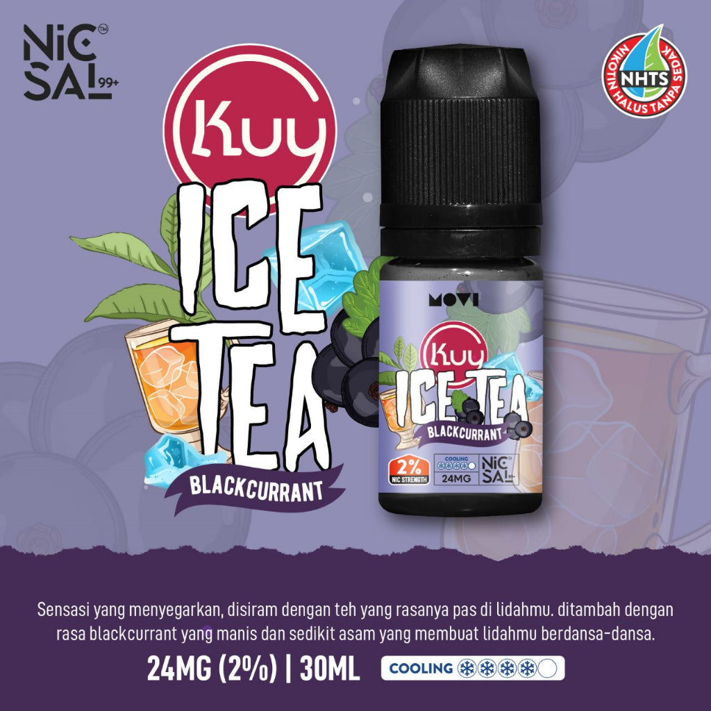LIQUID MOVI NICSAL99+ KUY DRINK ICE TEA SERIES 24MG 30ML