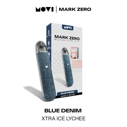 (PO) POD MOVI MARK ZERO BLUE DENIM - XTRA ICE LYCHEE 15ML