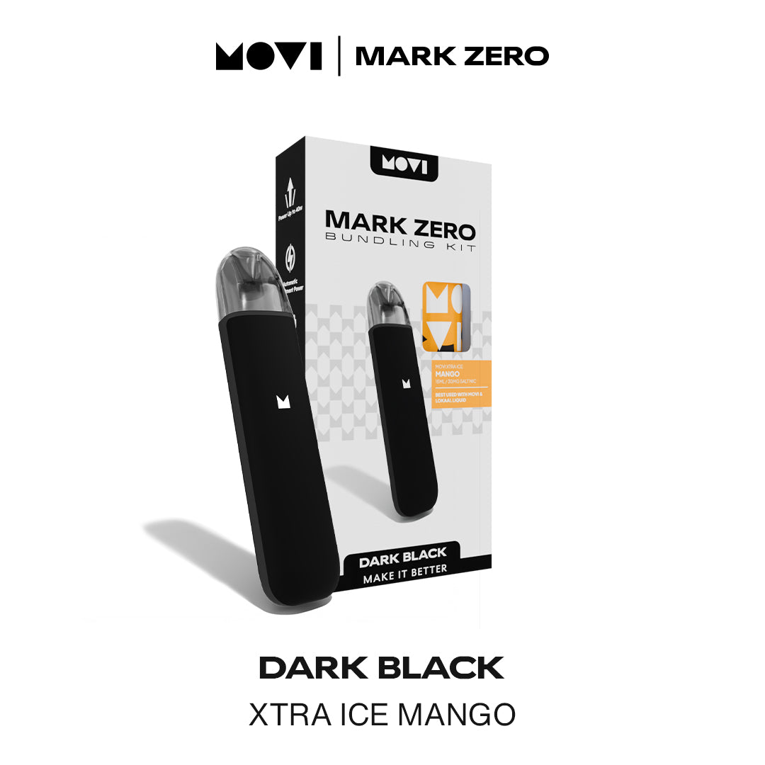 (PO) POD MOVI MARK ZERO DARK BLACK + XTRA ICE MANGO 15ML