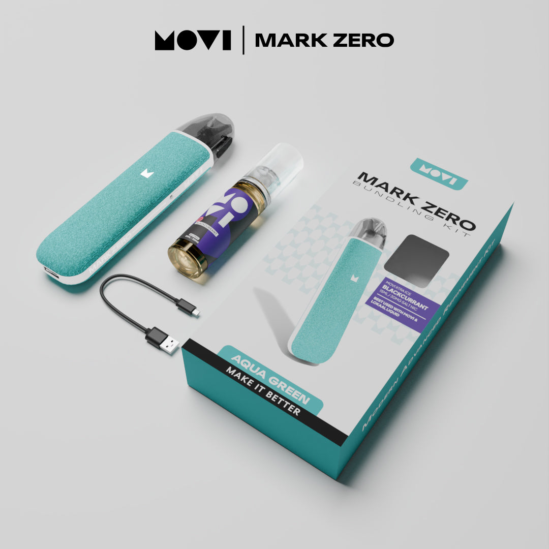 POD MOVI MARK ZERO AQUA GREEN + XTRA ICE BLACKCURRANT 15ML