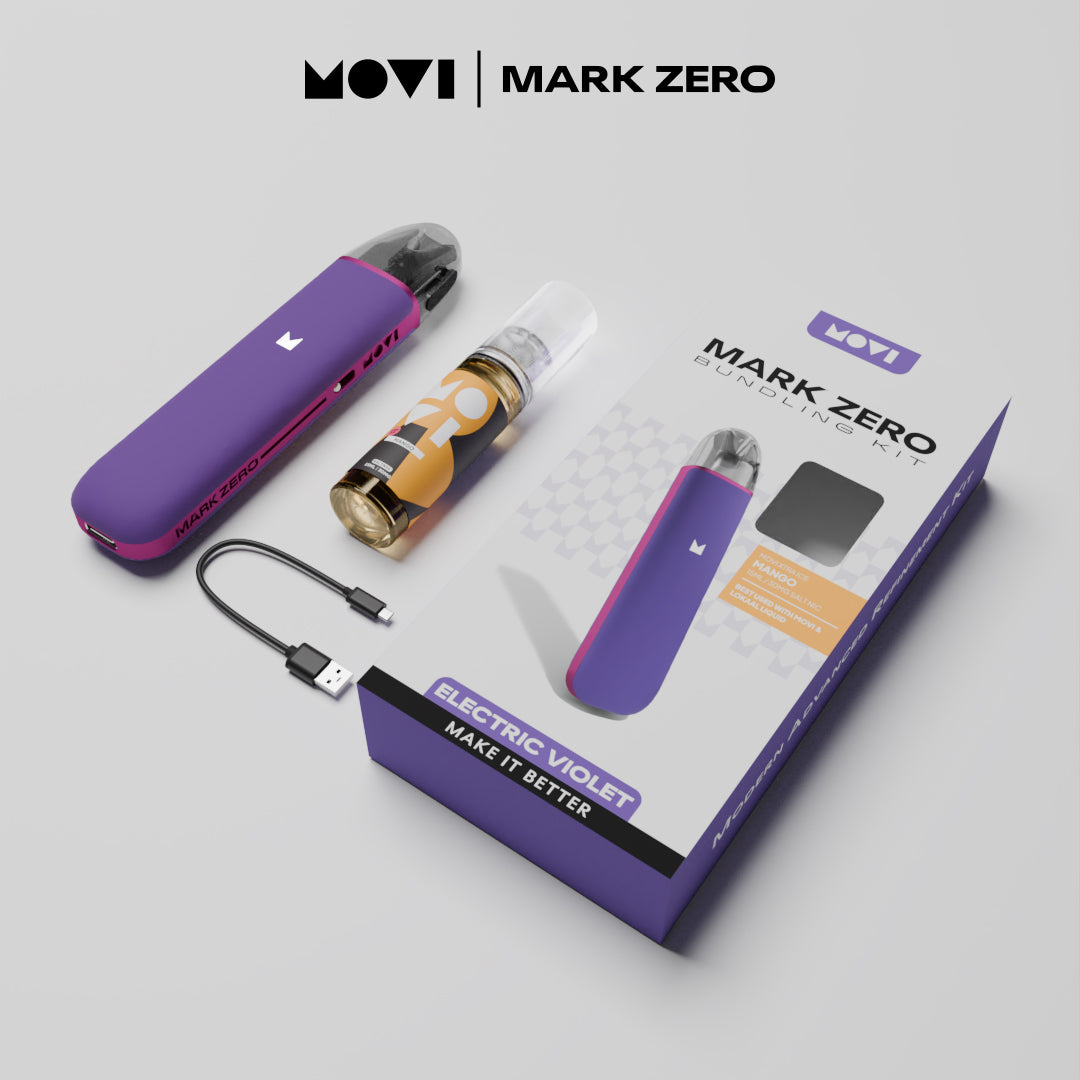 POD MOVI MARK ZERO ELECTRIC VIOLET + XTRA ICE MANGO 15ML