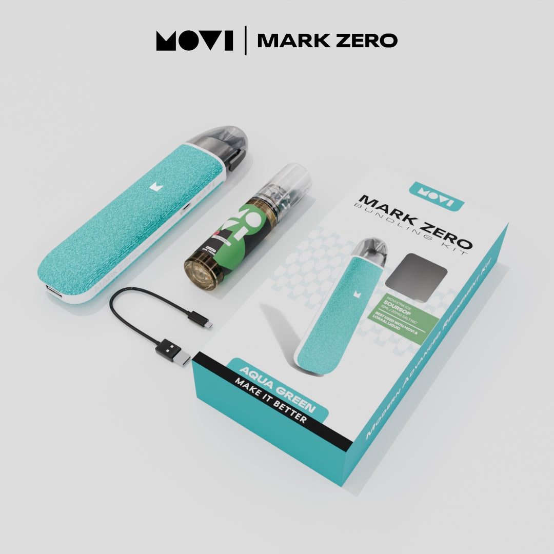 POD MOVI MARK ZERO AQUA GREEN BUNDLING LIQUID