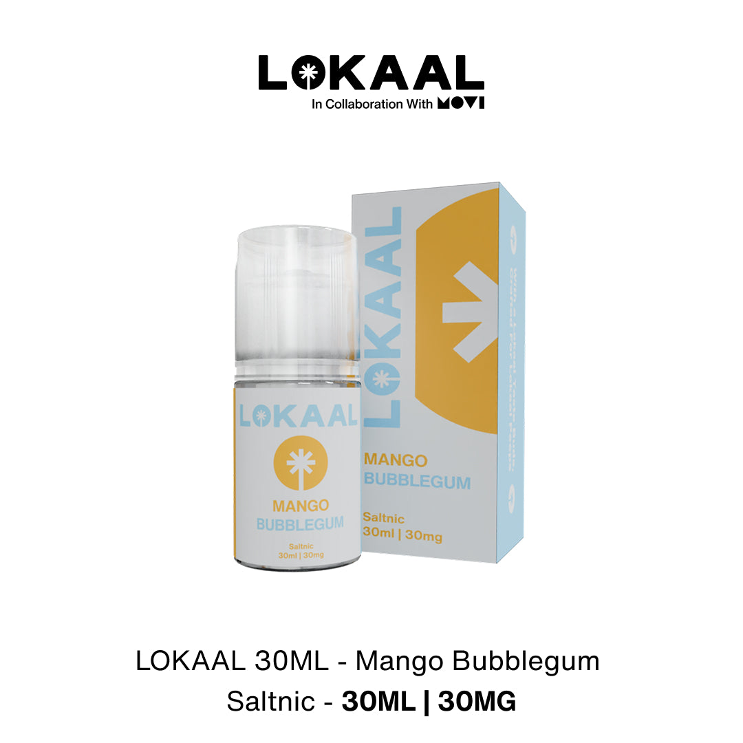 LIQUID LOKAAL SALTNIC MANGO BUBBLEGUM 30MG 30ML