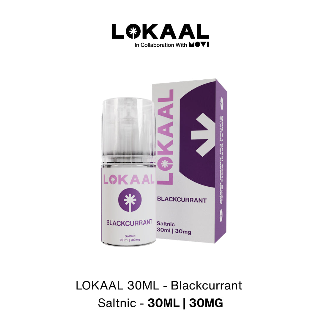 LIQUID LOKAAL SALTNIC BLACKCURRANT 30MG 30ML