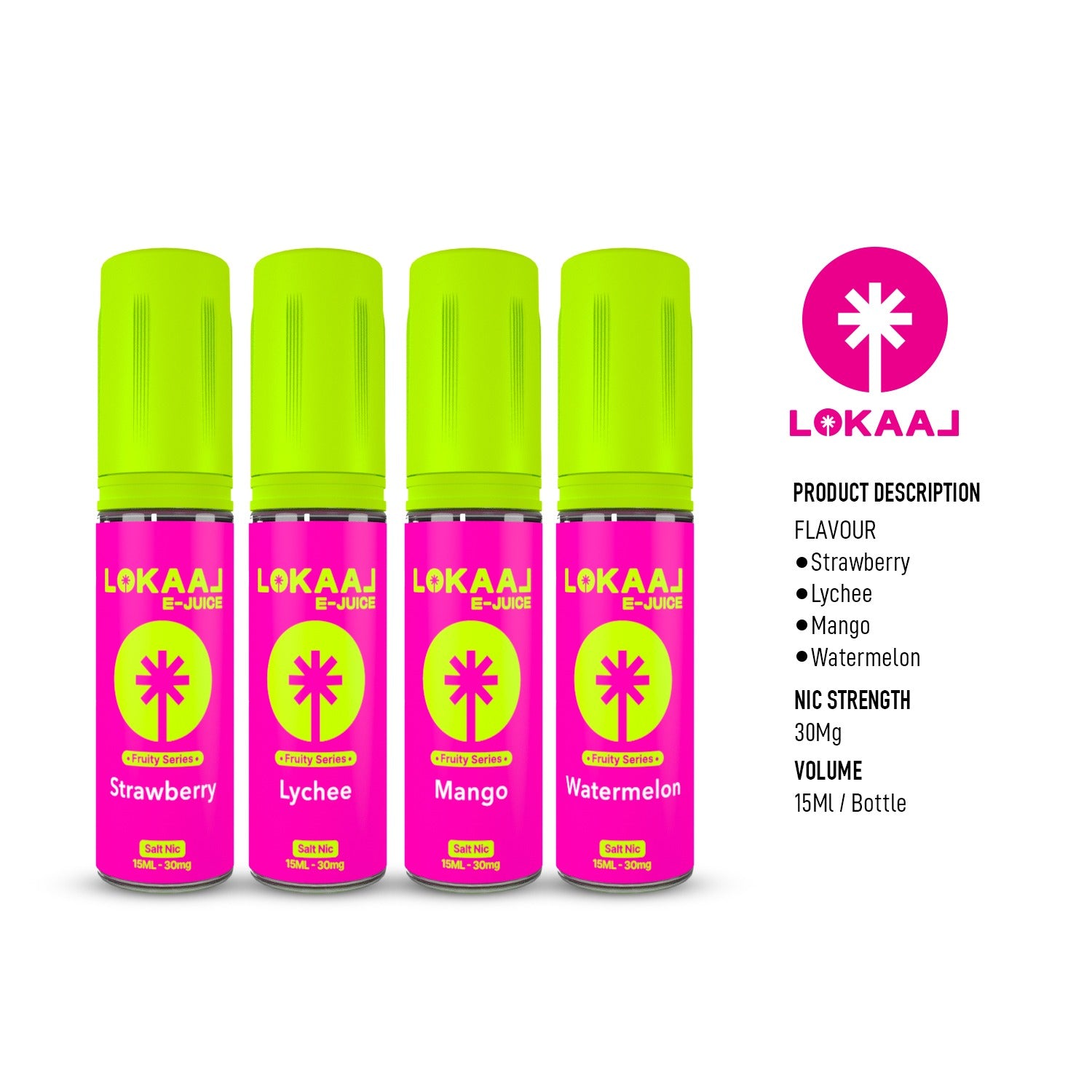 LIQUID SALTNIC LOKAAL E-JUICE FRUITY SERIES