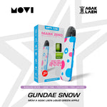 POD MARK ZERO KIT X AGAK LAEN GUNDAE SNOW + LIQUID MOVI AGAK GREEN APPLE 30MG 15ML
