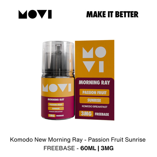(PRE ORDER) Liquid Movi Freebase 60ml Komodo Series Passion Fruit Sunrise by Movi