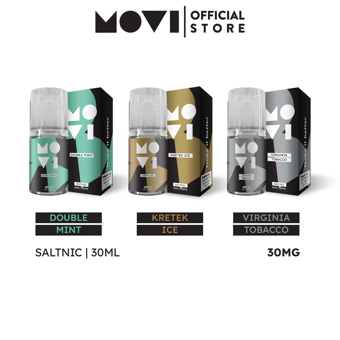 Cigarette Series by Movi Liquid Saltnic